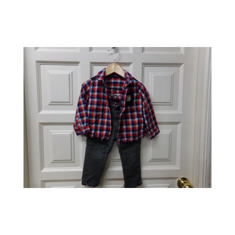 Camisa y pantalón 24 meses. Segunda mano.