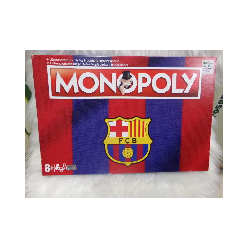 Juego Monopoly del Barça. Segunda mano.