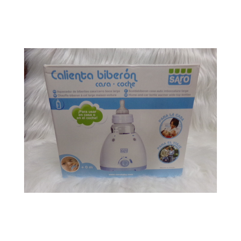 Calienta biberones Saro casa- coche. Segunda mano.