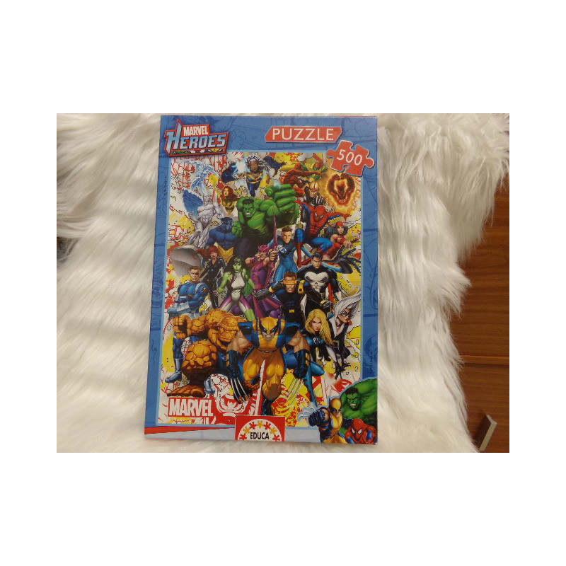 Puzzle 500 piezas Marvel. Segunda mano.