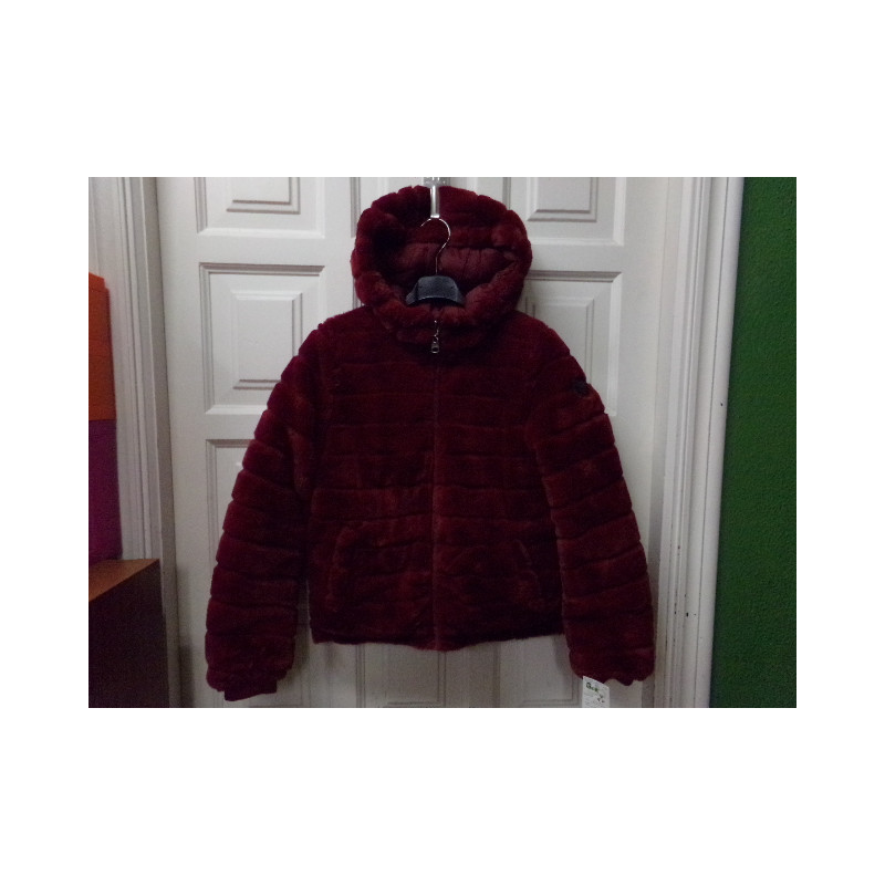 Plumas, reversible con pelito, 10 años. Segunda mano.