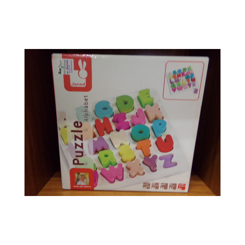 Puzzle abecedario Janod. Segunda mano.