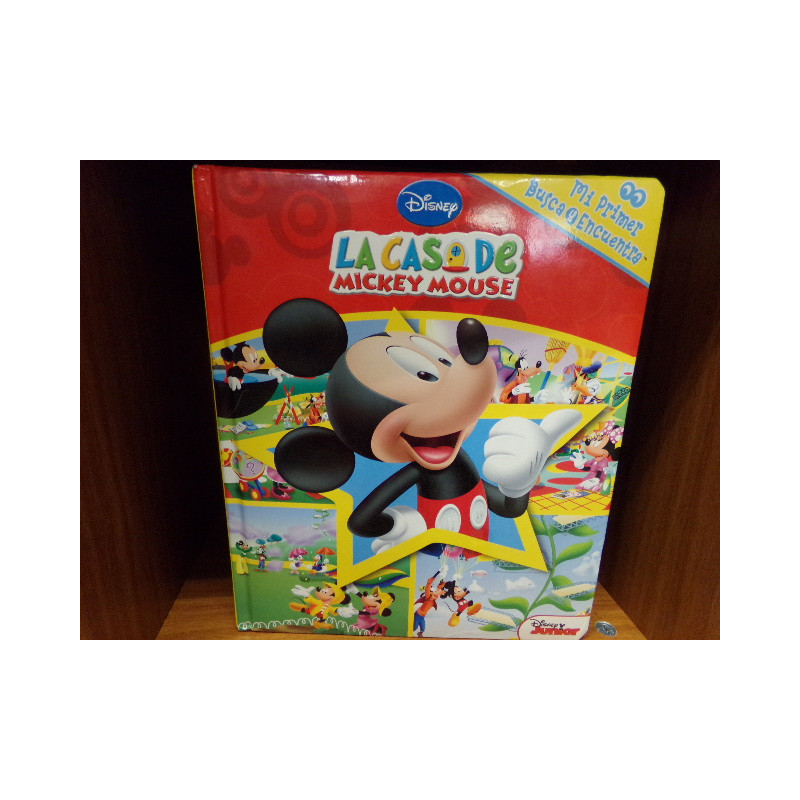 Libro la casa de Mickey. Segunda mano.