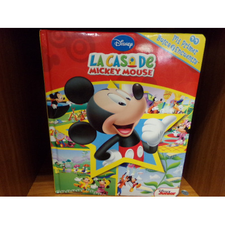 Libro la casa de Mickey. Segunda mano.