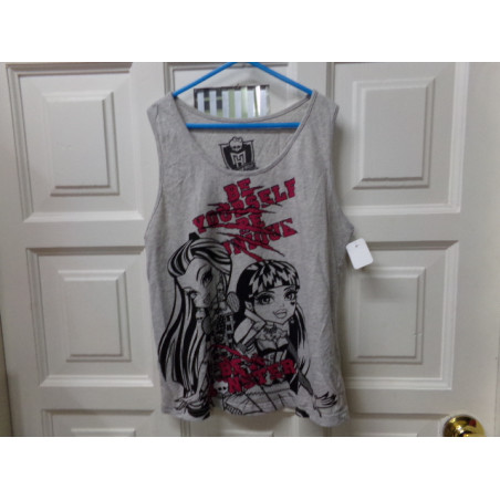 Camiseta tirantes Monster 9-10 años. Segunda mano.