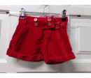 Pantalón corto rojo Mayoral 9 meses. Segunda mano.
