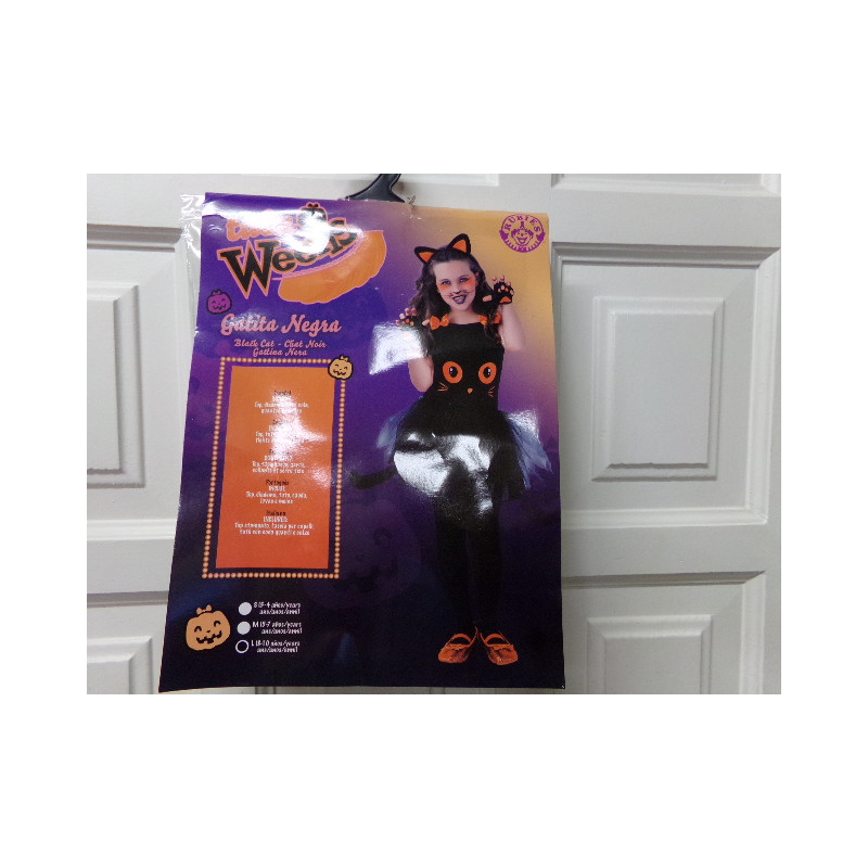 Disfraz gatita 4-6 años. Segunda mano.