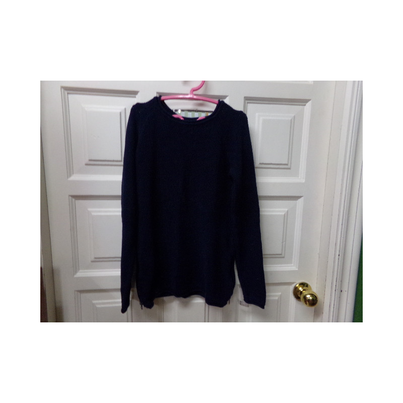 Jersey punto azul marino 9 años. Segunda mano.