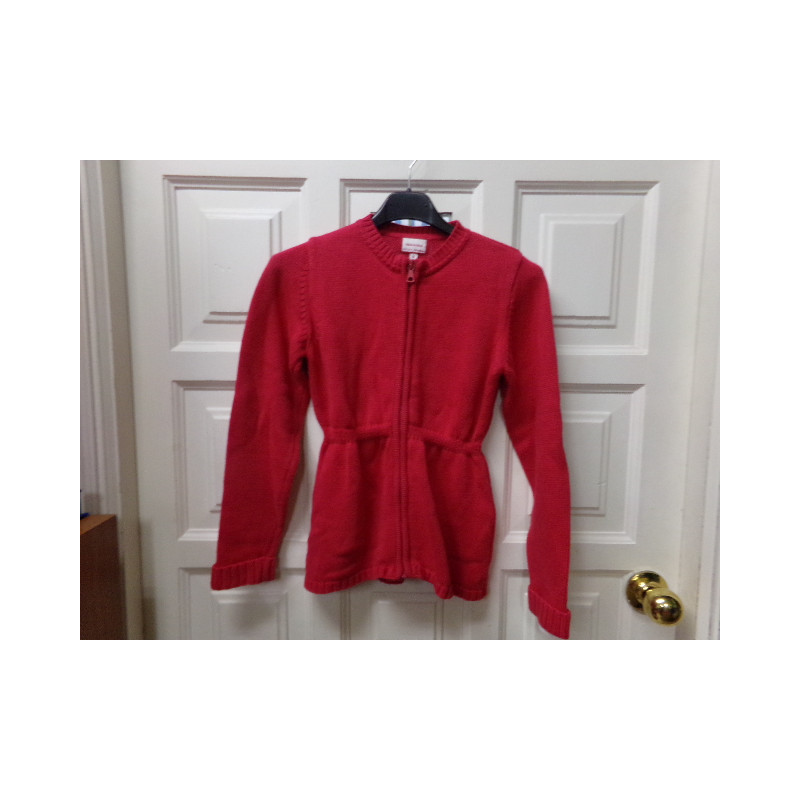 Chaqueta punto roja Neck and Neck 10-11 años. Segunda mano.
