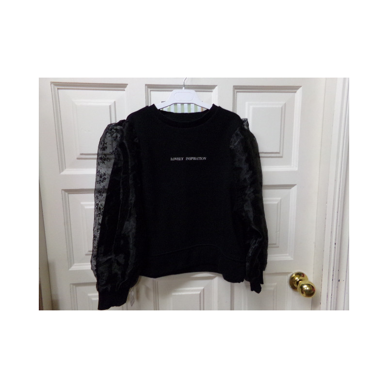 Sudadera negra Zara 11-12 años. Segunda mano.
