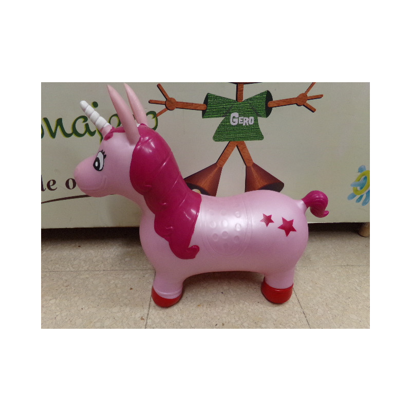 Unicornio saltarín. Segunda mano.
