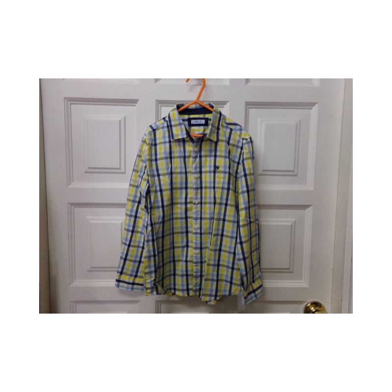 Camisa cuadros Mayoral 7 años. Segunda mano.