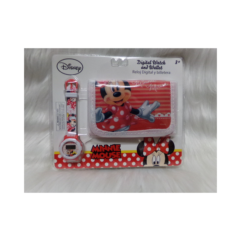 Reloj y cartera de Minnie. A estrenar.