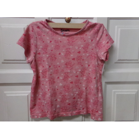 Camiseta Pitufina 4-6 años. Segunda mano.