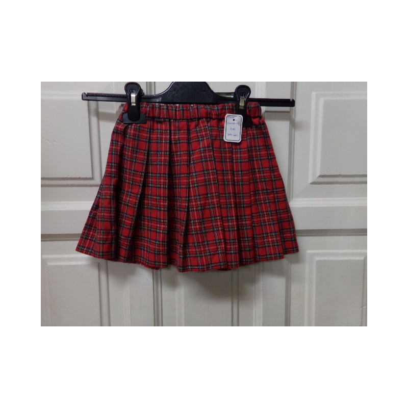 Falda cuadros 3 años. Segunda mano.