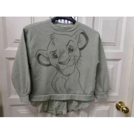 Sudadera verde Zara 8 años. Segunda mano.