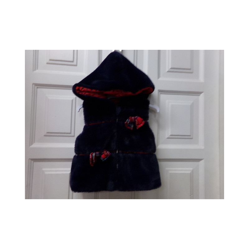 Chaleco azul pelito Tutto Picolo 4 años. Segunda mano.