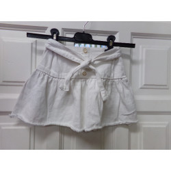 Falda vaquera blanca 4 años. Segunda mano.