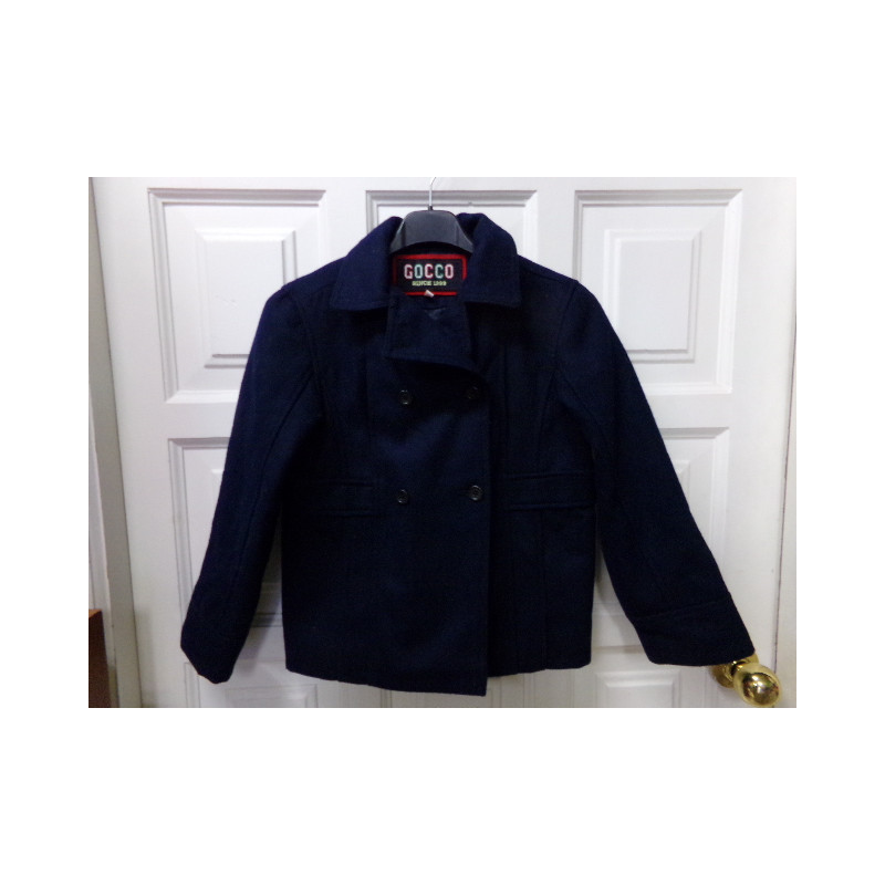 Chaquetón Gocco azul marino 8 años. Segunda mano.