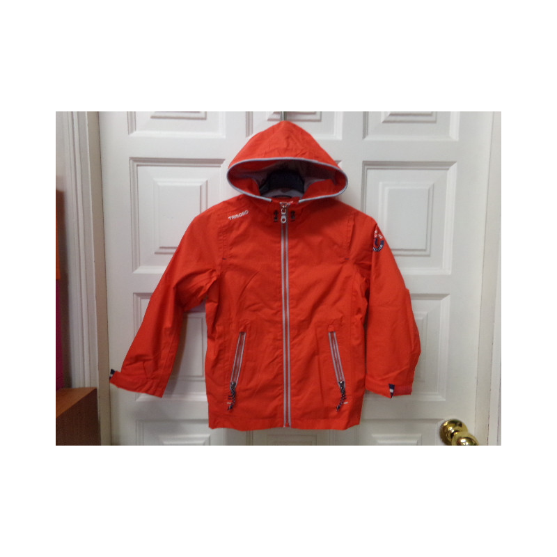 Cortavientos naranja Tribord 5 años. Segunda mano.