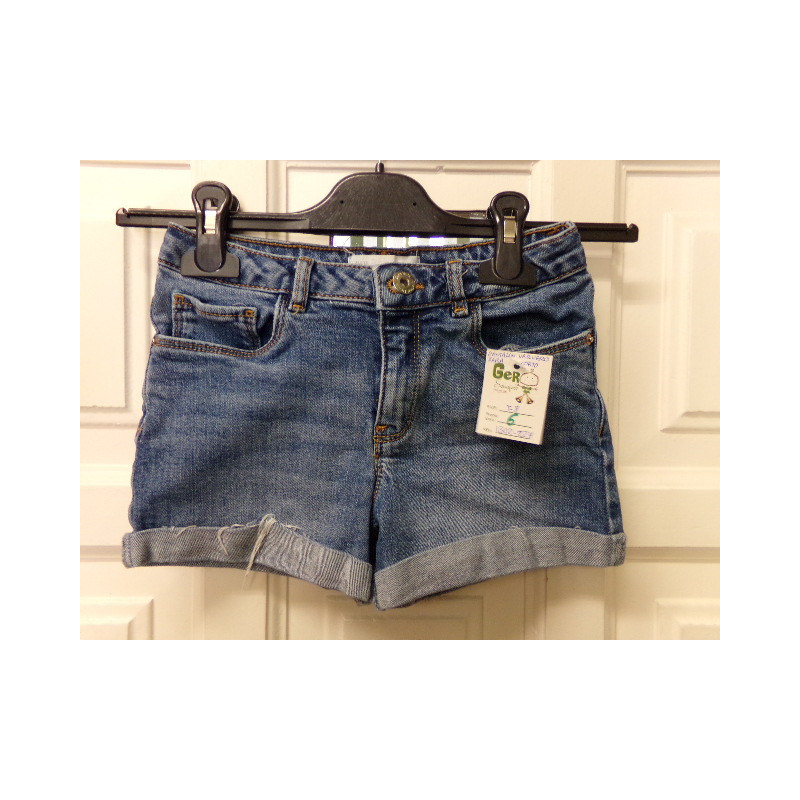 Pantalón corto vaquero Zara 8 años. Segunda mano.