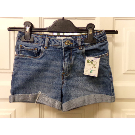 Pantalón corto vaquero Zara 8 años. Segunda mano.