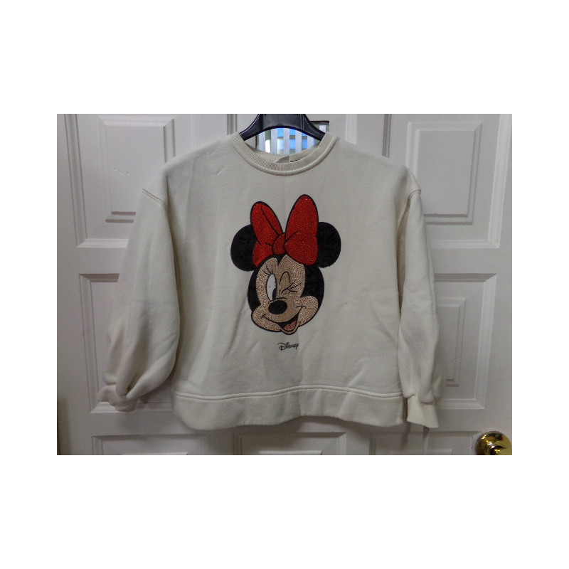 Sudadera Zara Minnie 8 años. Segunda mano.