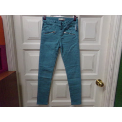 Pantalón vaquero verde 9-10 años. Segunda mano.