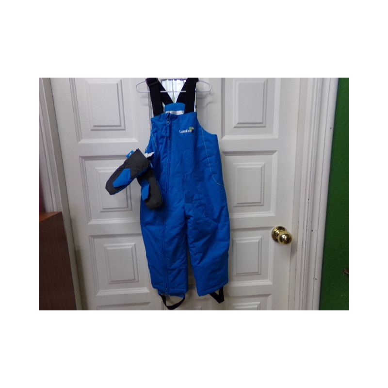 Pantalón de nieve y guantes 2 años. Segunda mano.