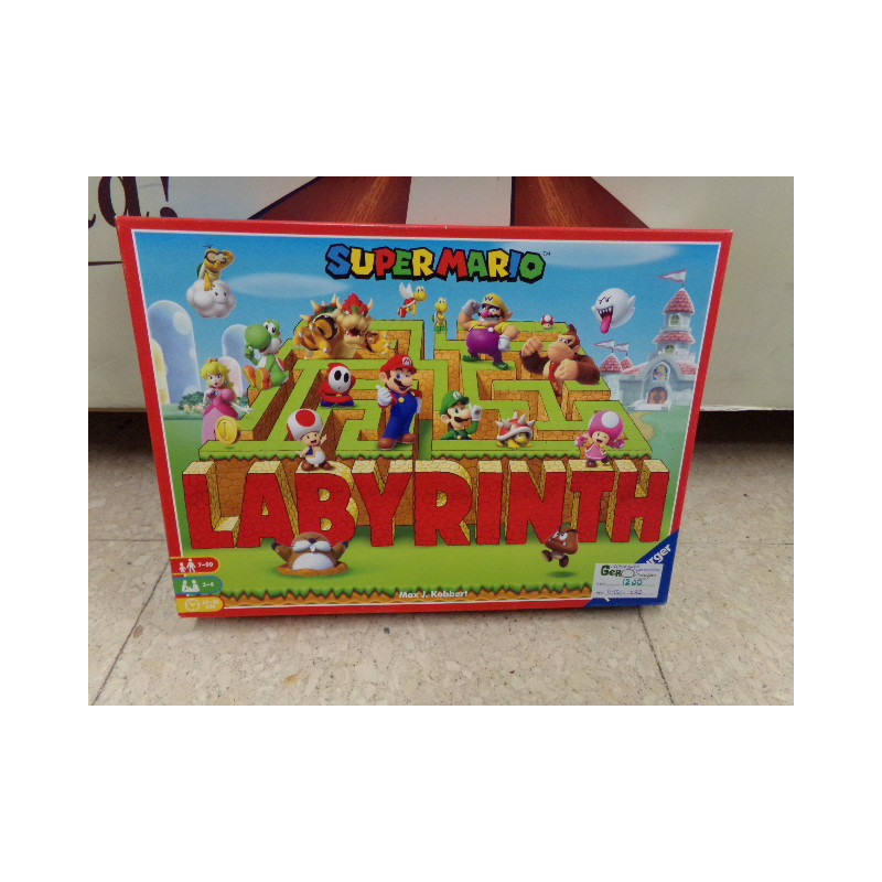 Juego laberinto Super Mario. Segunda mano.