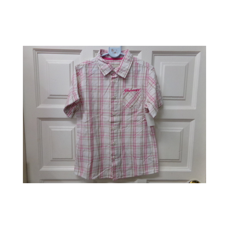 Camisa m/c 7-8 años. Segunda mano.