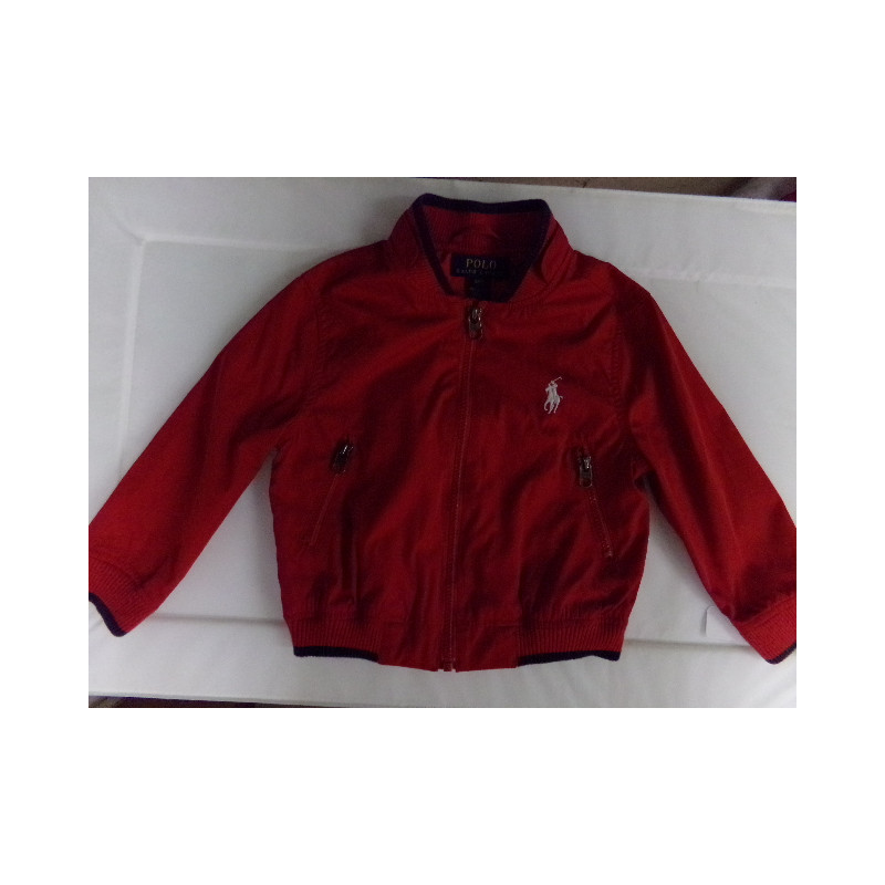 Cazadora roja Ralph Lauren 3 años. Segunda mano.