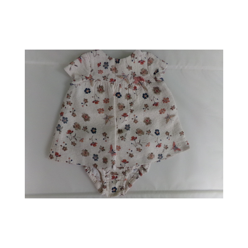 Vestido con bragola 3-6 meses. Segunda mano.