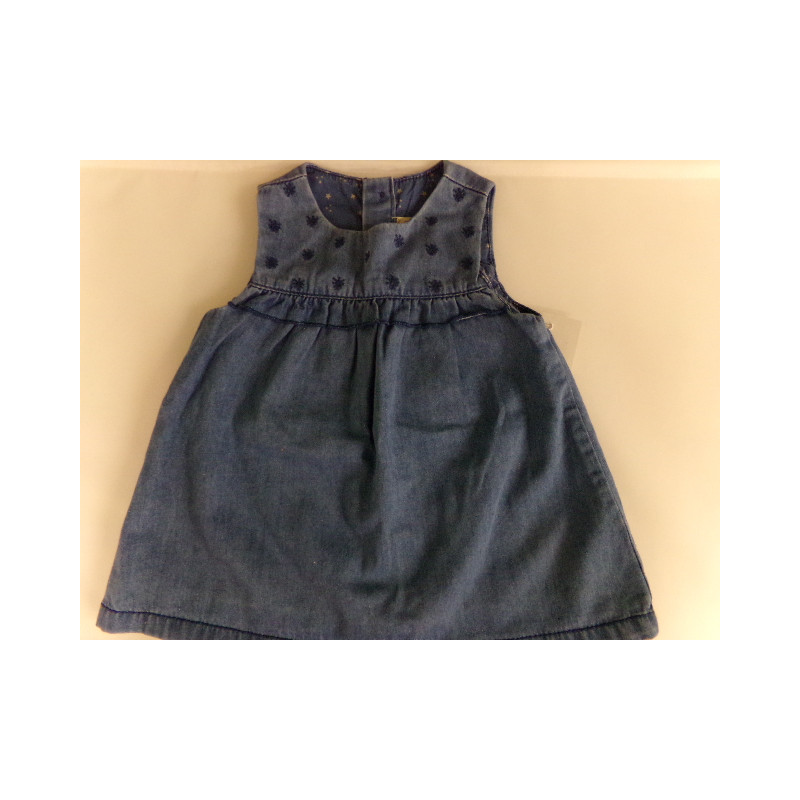 Vestido vaquero Zara 3-6 meses. Segunda mano.
