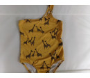 Bañador mostaza jirafas 6 años. Segunda mano.