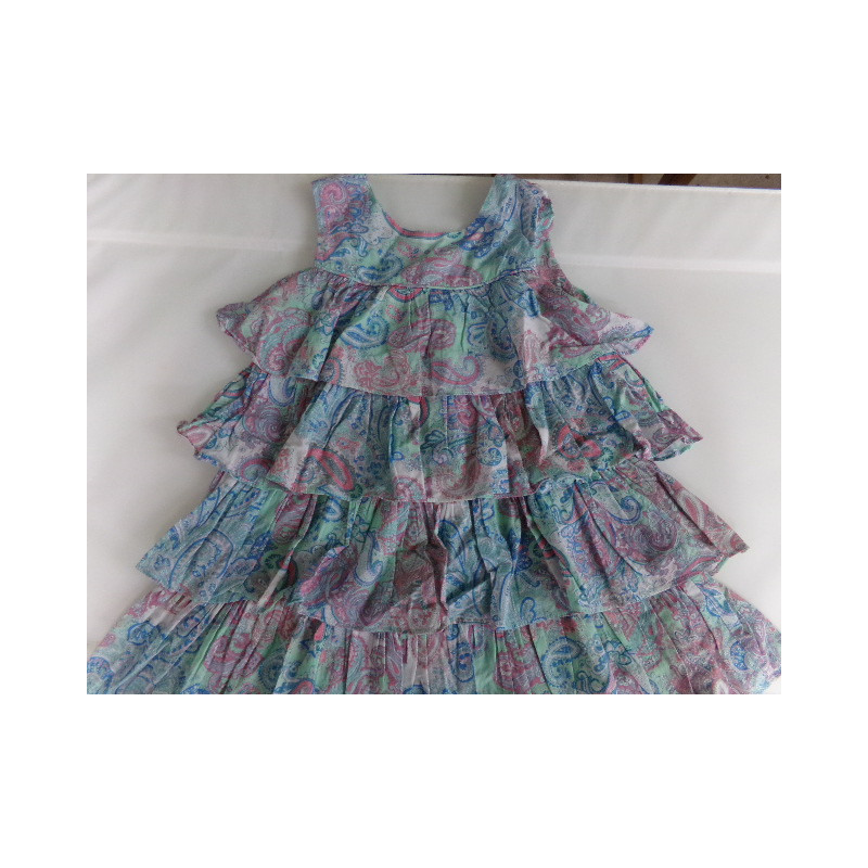 Vestido con volantes Neck&Neck 2-3 años. Segunda mano.