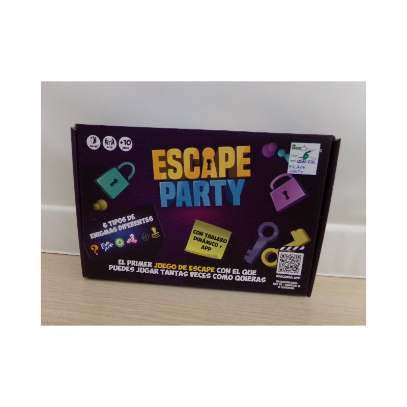 Juego Escape Party. Segunda mano.