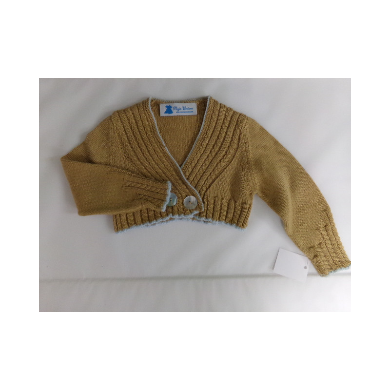 Chaqueta punto beig 3 años. Segunda mano.