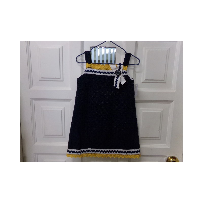Vestido azul marino 4 años. Segunda mano.