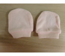 Manoplas rosa 0 meses. Segunda mano.