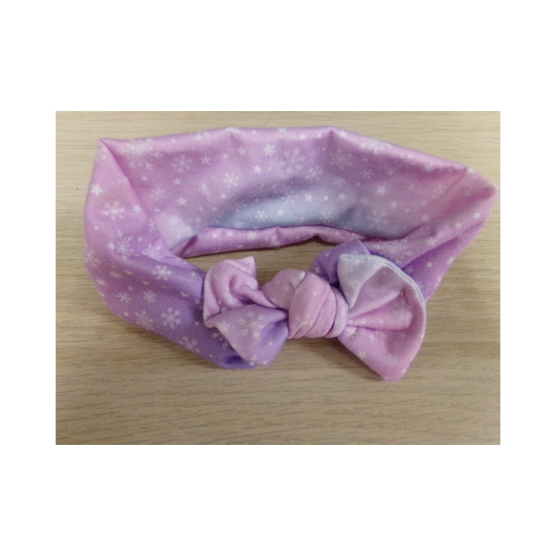 Cinta del pelo malva para bebé. Segunda mano.