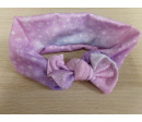 Cinta del pelo malva para bebé. Segunda mano.