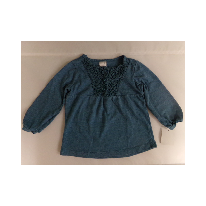 Camiseta verde 6 meses. Segunda mano.