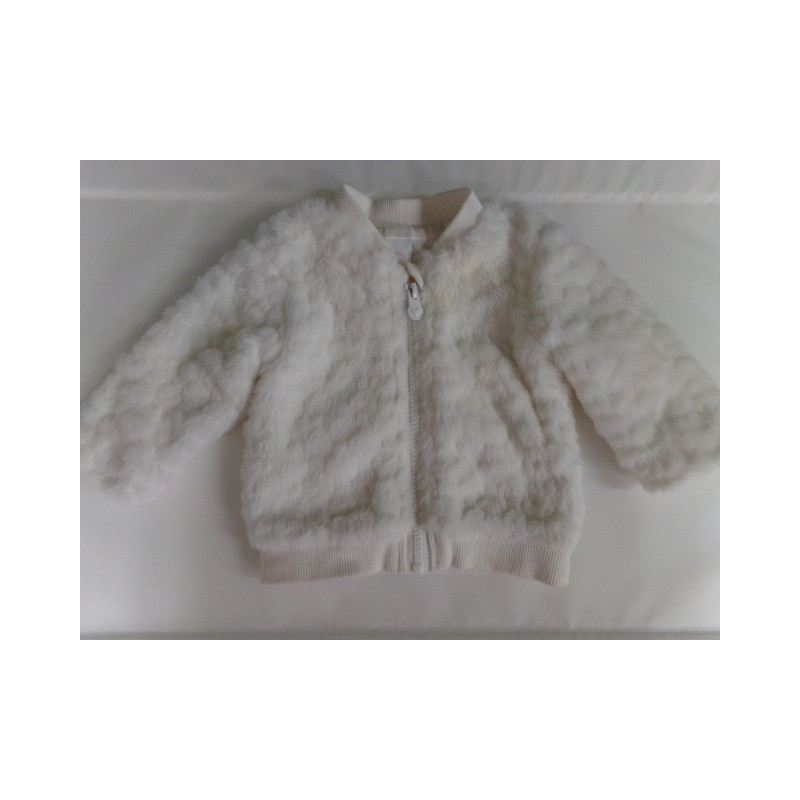 Chaqueta blanca pelito 3 meses. Segunda mano.