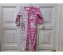 Pijama rosa rayas 6 meses animalitos. Segunda mano.