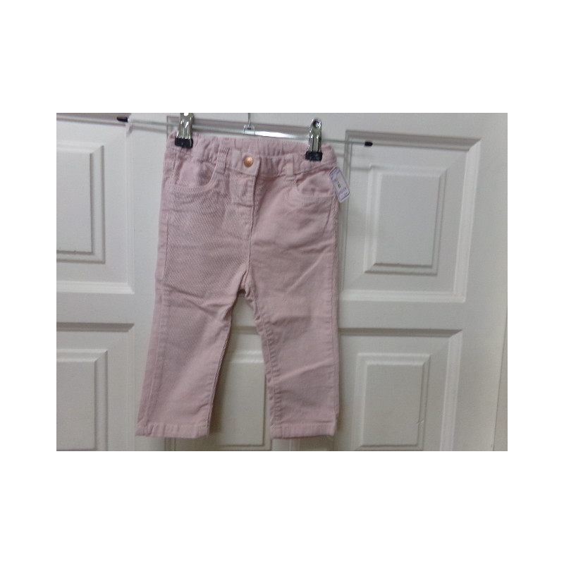 Pantalón pana rosa 18 meses. Segunda mano.