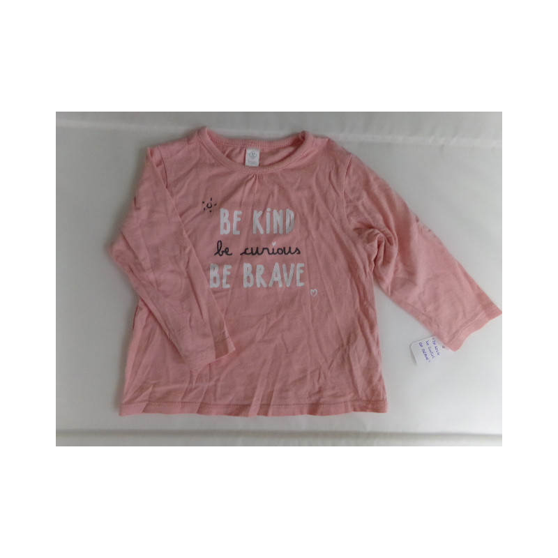 Camiseta rosa 18 meses m/l. Segunda mano.