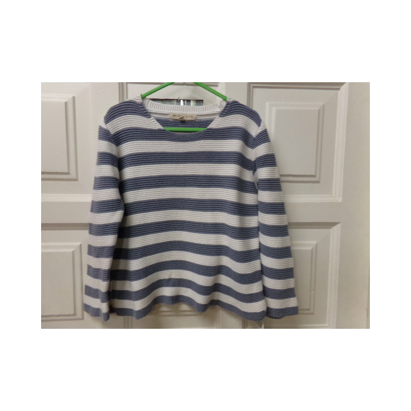Jersey Mia y Lia 4 años rayas azul. Segunda mano.