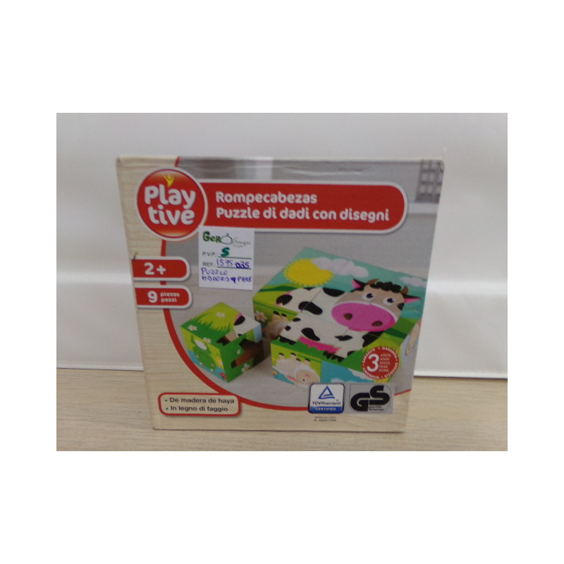 Rompecabezas de madera. Segunda mano.