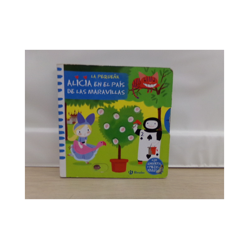 Libro Alicia en el país de las maravillas, Bruño. Segunda mano.